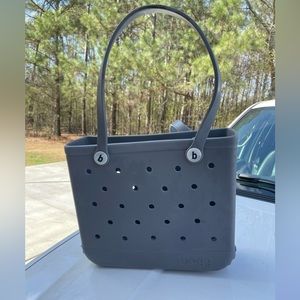 Gray Bogg bag (small stain on strap from being outside)